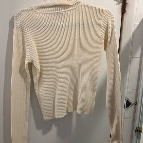 Ralph Lauren Designer pullover ribbed scoop neck embroidered sweater size medium - Picture 9 of 11